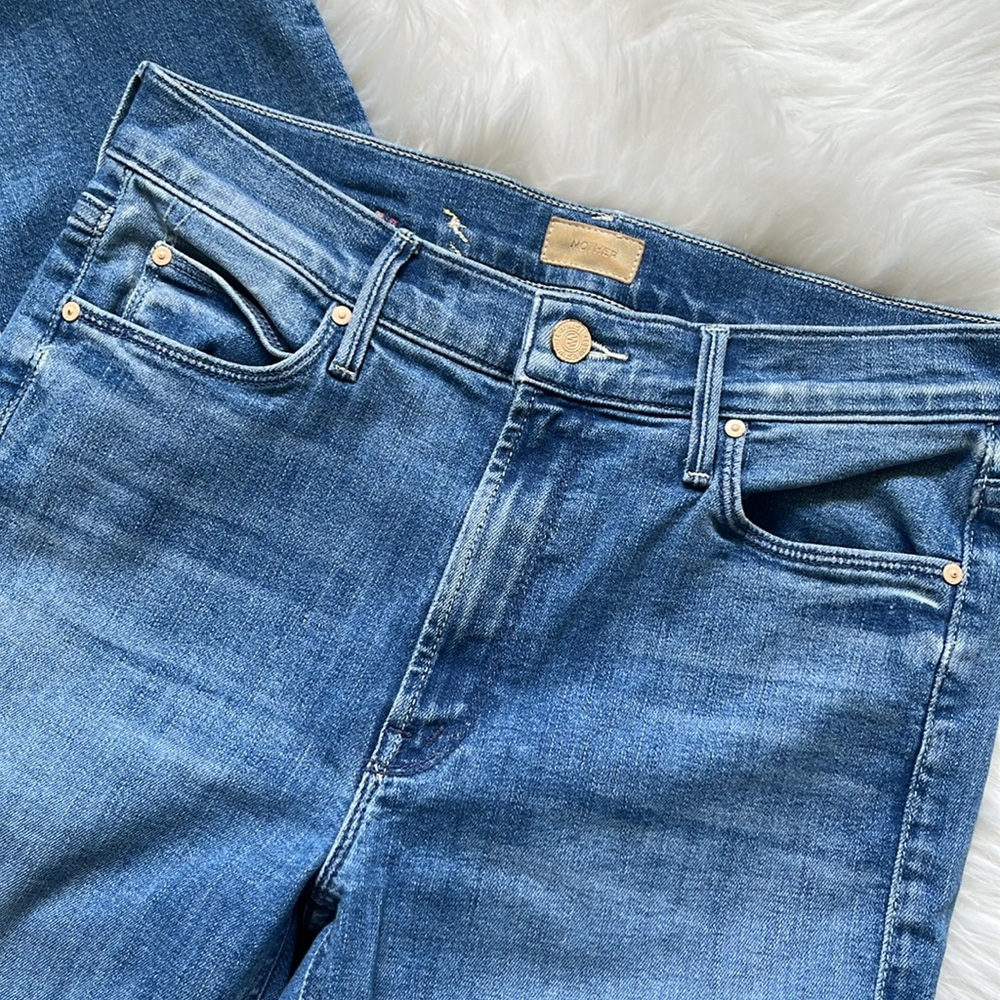 MOTHER the mid rise dazzler ankle jeans wet my plants - Picture 5 of 13